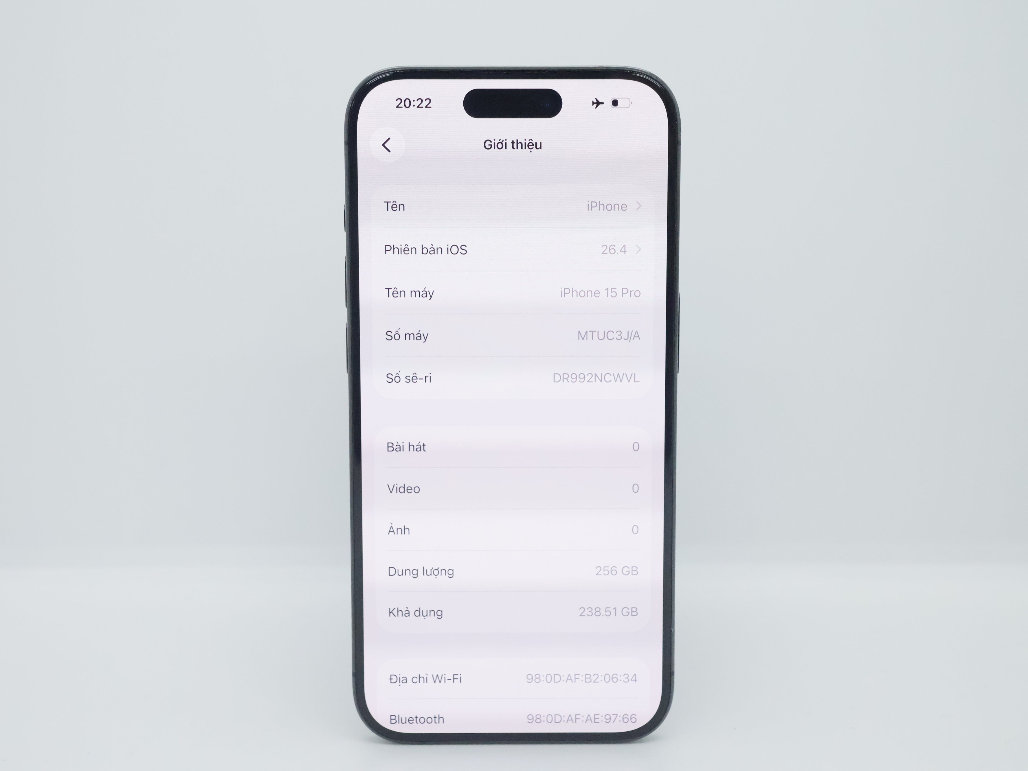 iPhone 15 Pro 256GB Black(Xước)