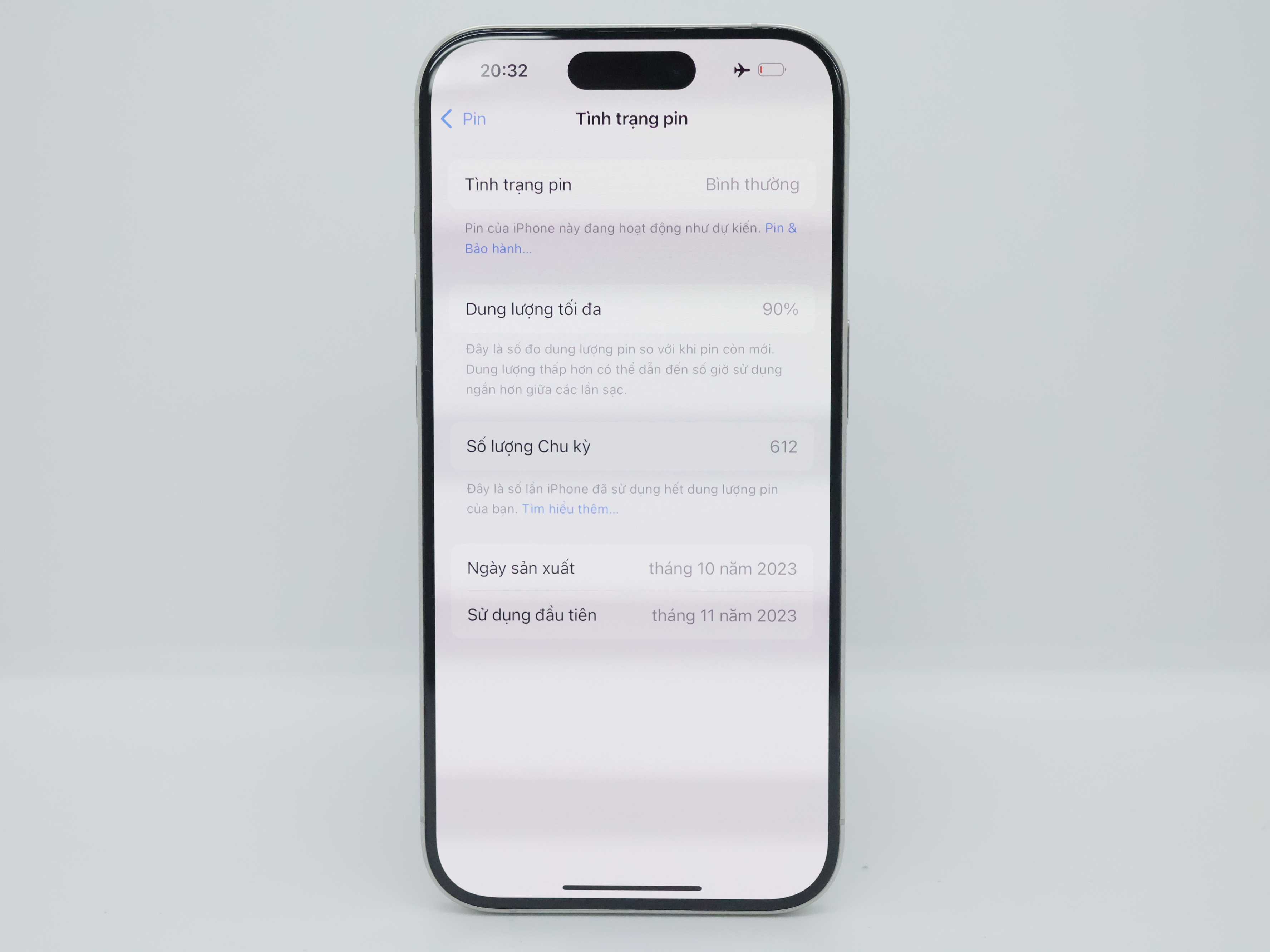 iPhone 15 Pro 128GB White Titan
