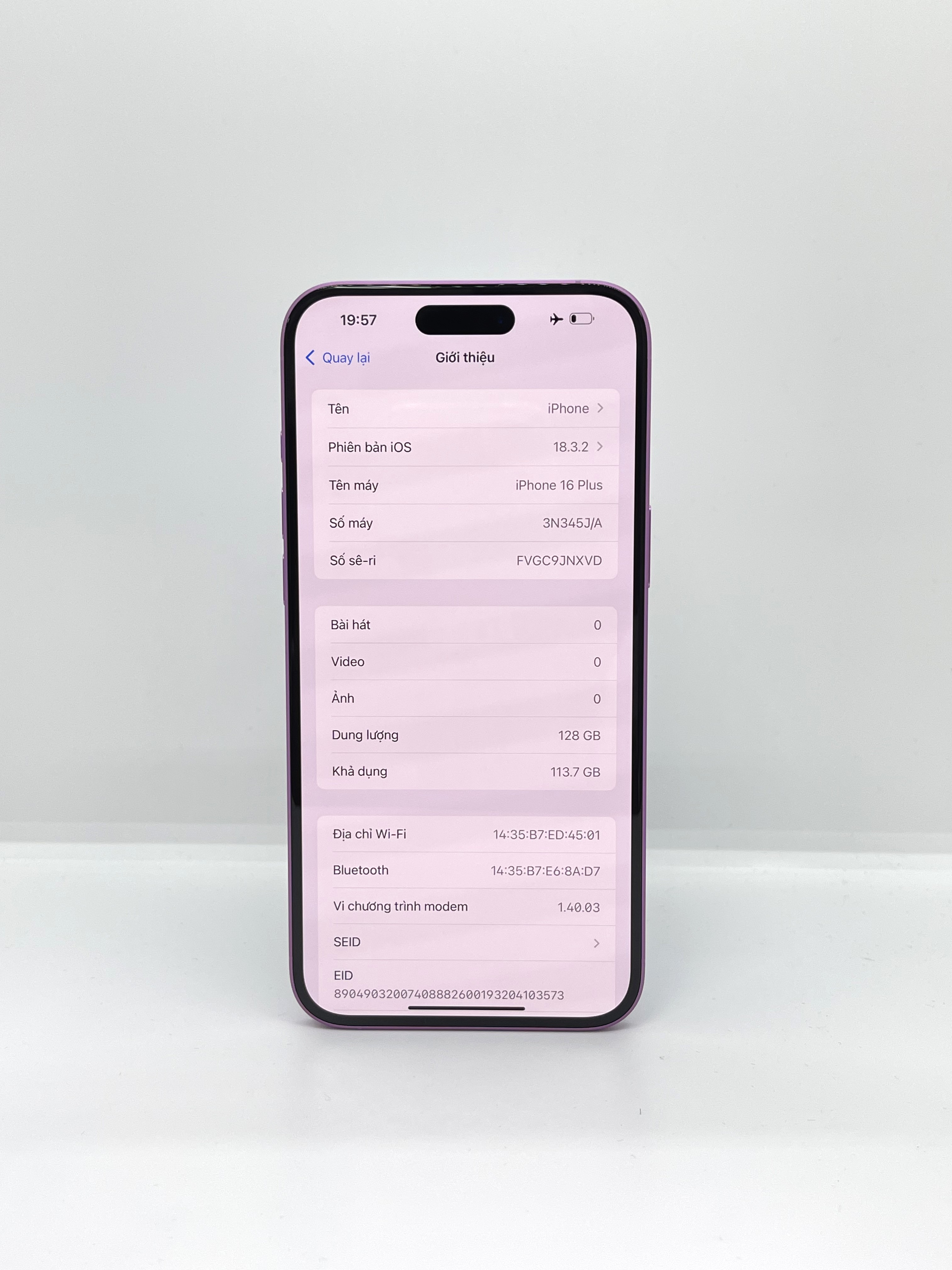 iPhone 16 Plus 128GB Pink