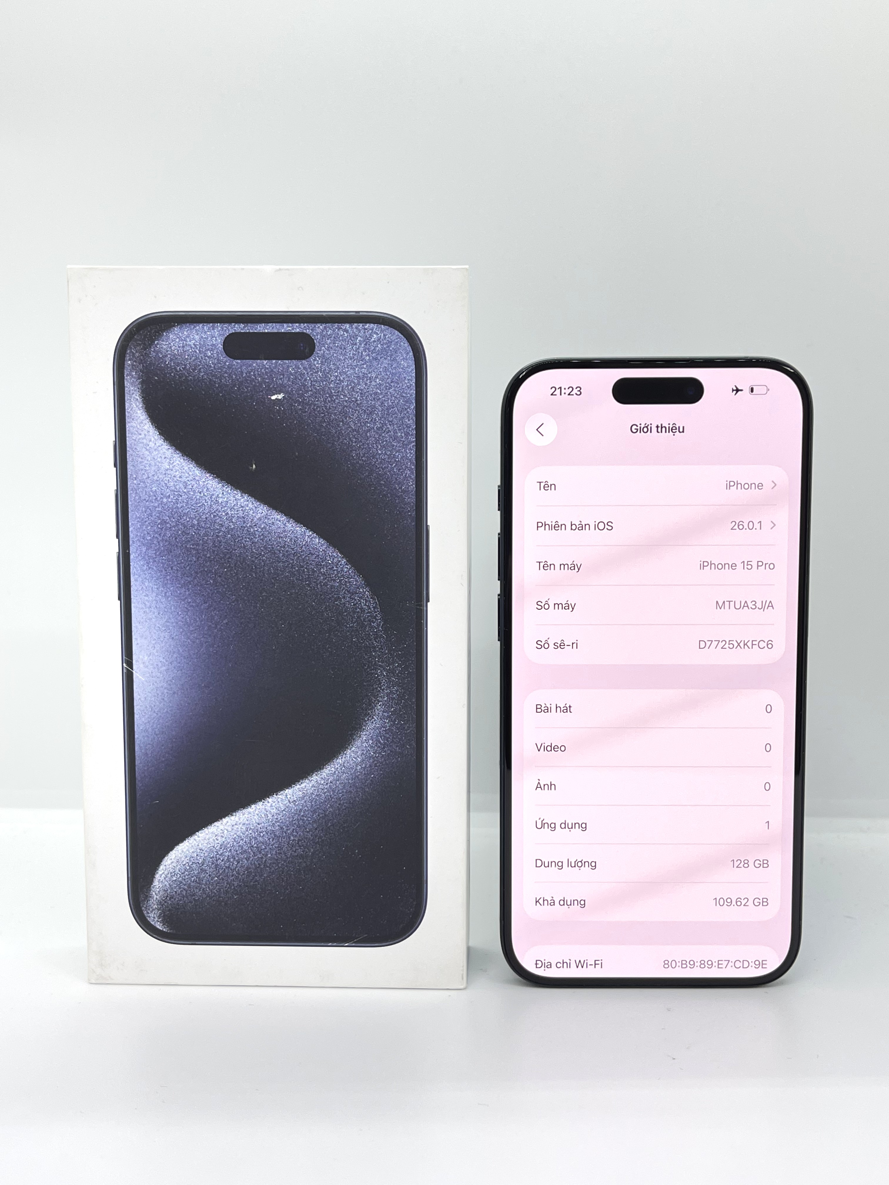 iPhone 15 Pro 128GB Blue