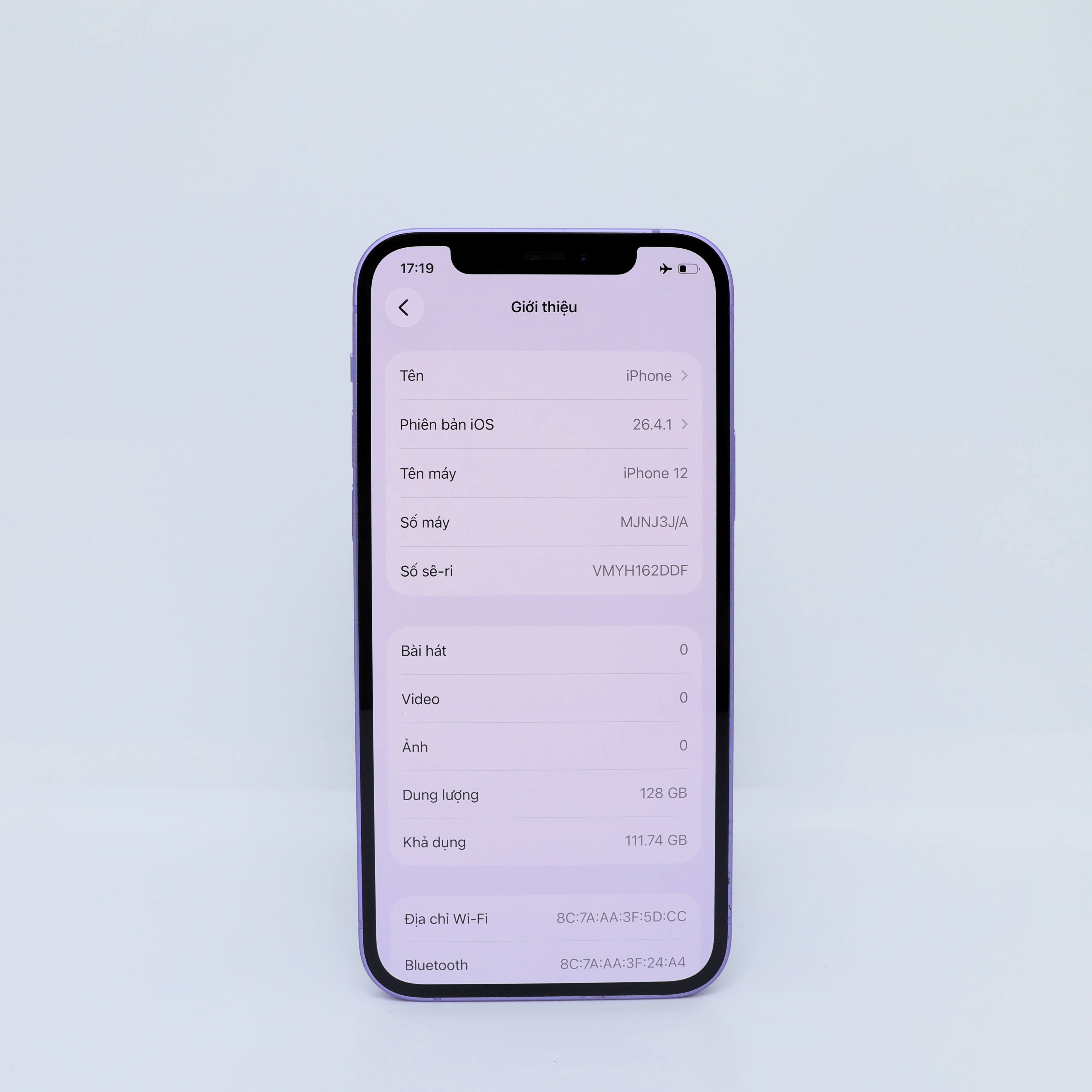 iPhone 12 128GB Tím(Xước)