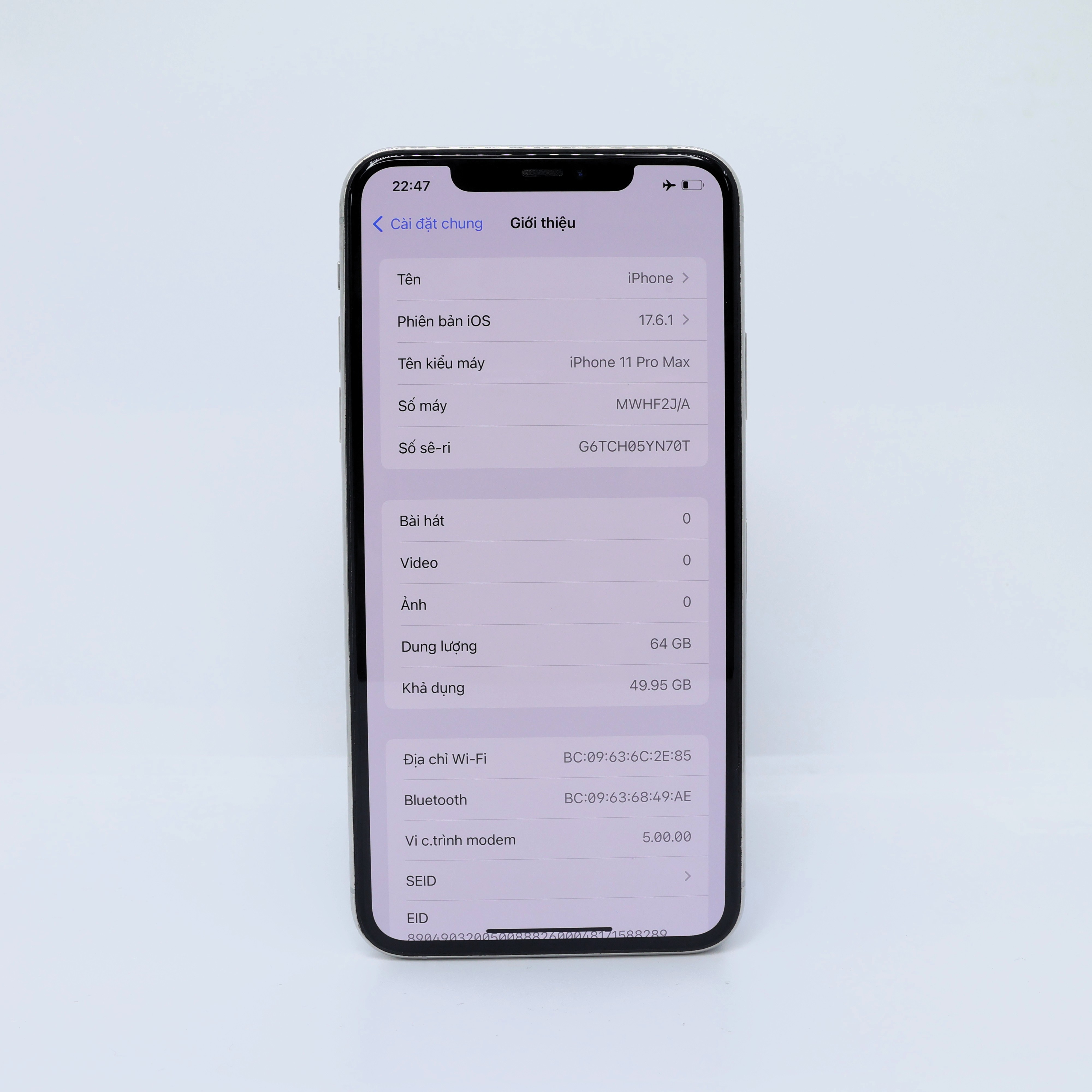 iPhone 11 Pro Max 64GB Silver