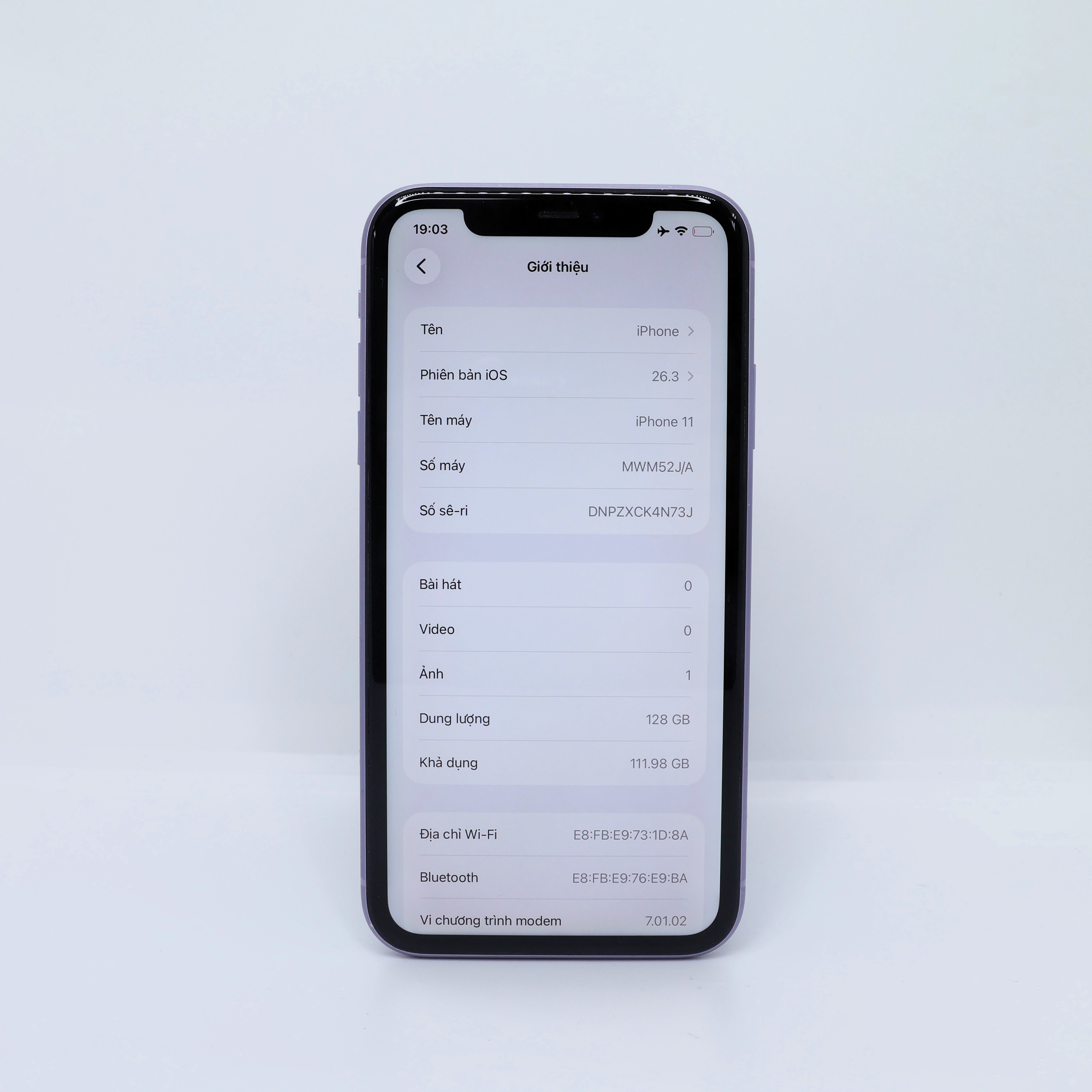 iPhone 11 128GB Tím(Xước)