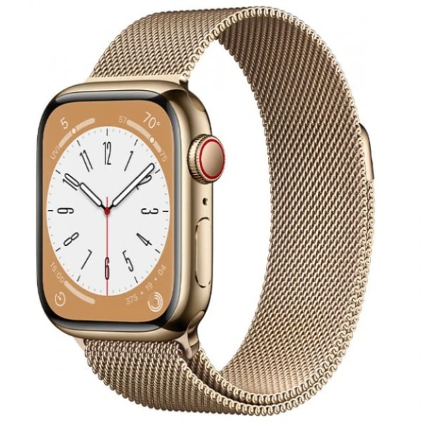 Apple Watch S8 LTE 41mm viền thép dây thép - Chính hãng VN/A