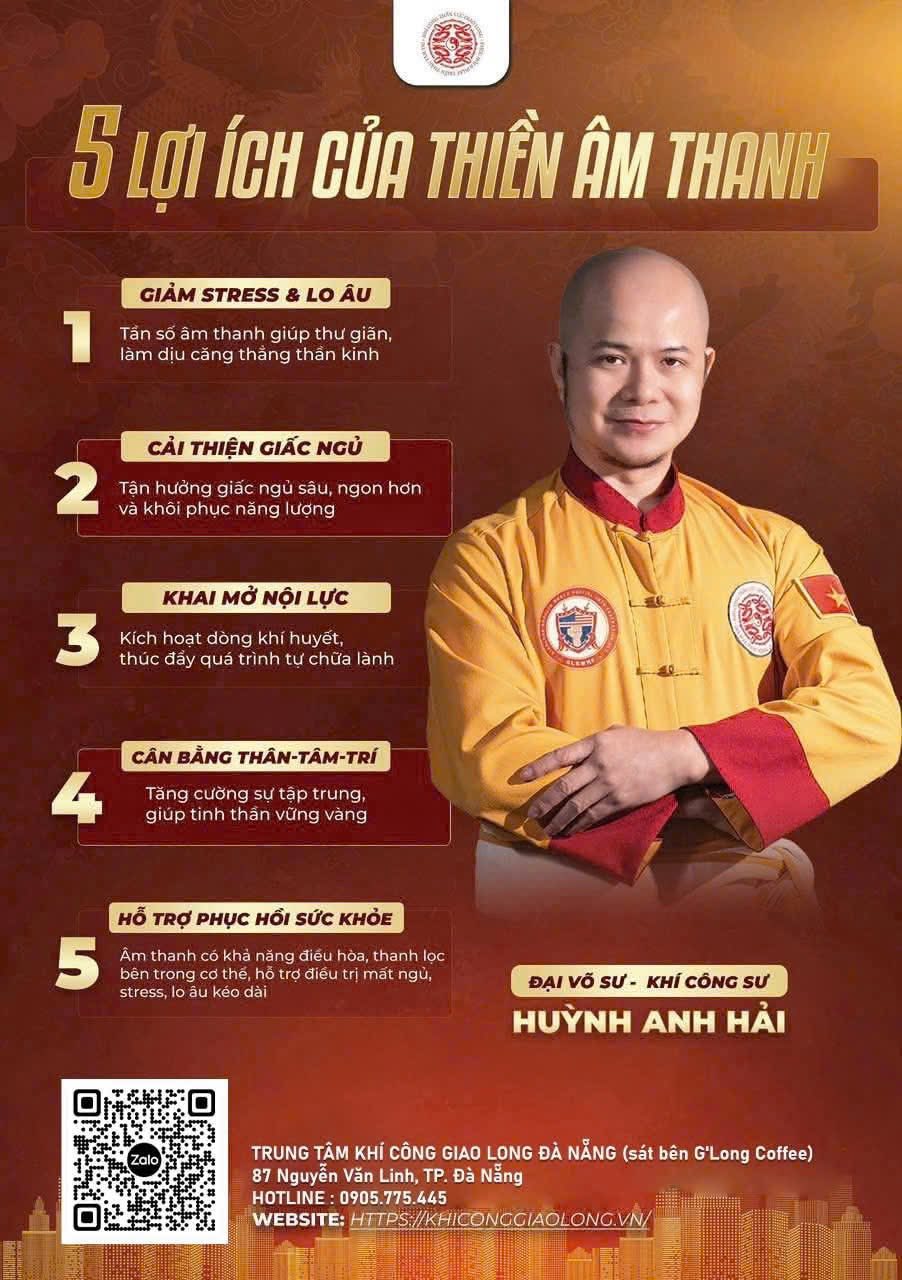 THIỀN ÂM THANH CÙNG SƯ PHỤ HUỲNH ANH HẢI