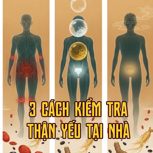 3 CÁCH TỰ KIỂM TRA THẬN YẾU TẠI NHÀ (AI CŨNG LÀM ĐƯỢC - Lưu lại để kiểm tra sức khoẻ chính mình)