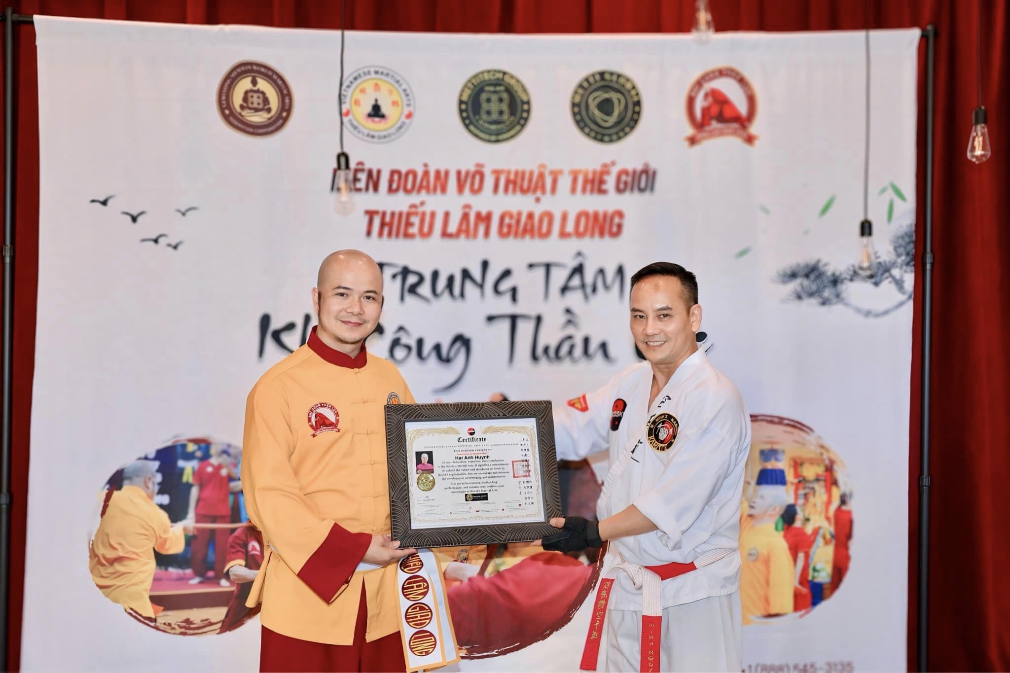 Lễ Ra Mắt Liên Đoàn Võ Thuật Thế Giới Thiếu Lâm Giao Long tại Hoa Kỳ