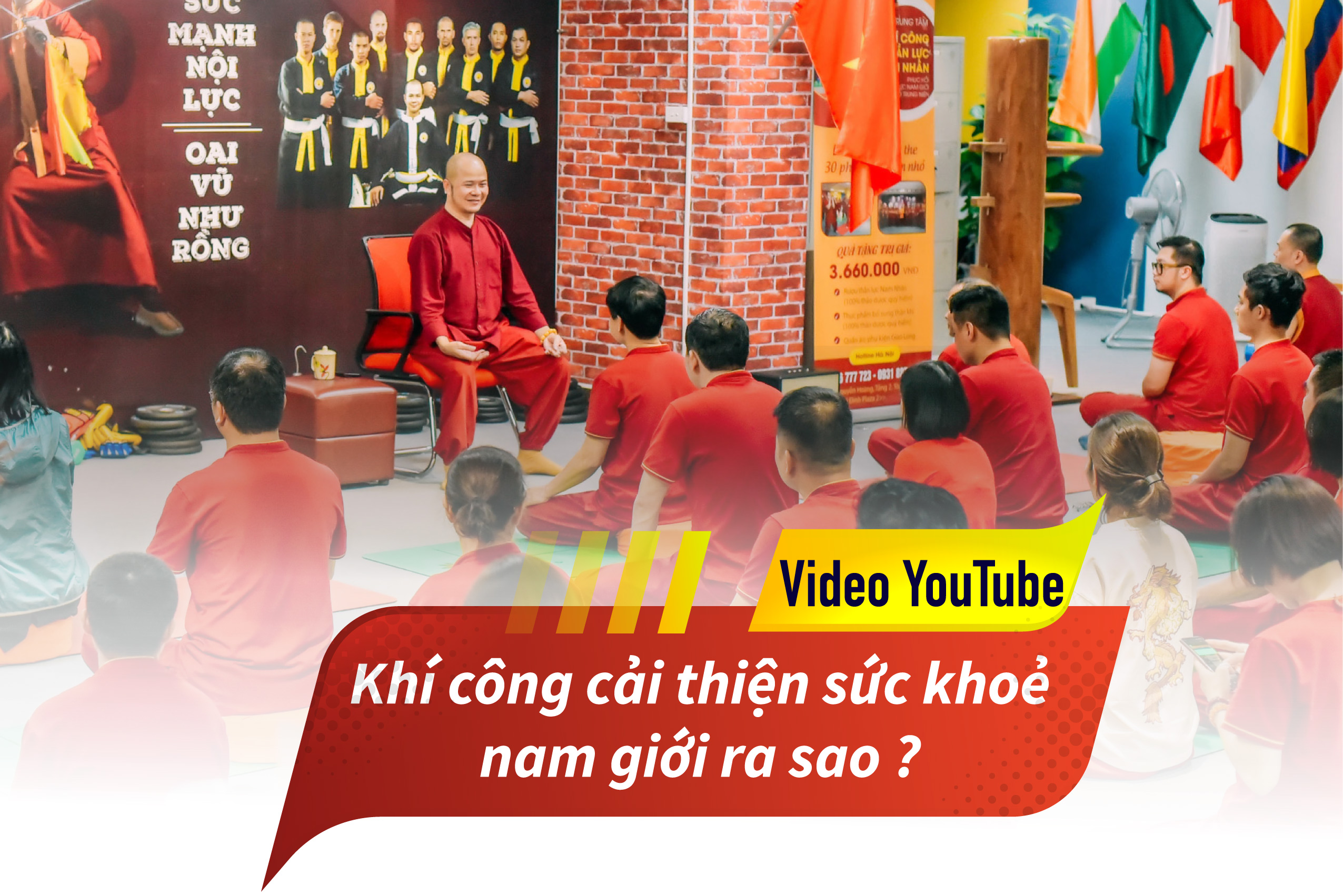 Khí Công cải thiện sức khoẻ Nam giới trong 2 tháng - Youtube Thầy Huỳnh Anh Hải