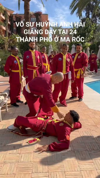 Võ sư Huỳnh Anh Hải giảng dạy tại 24 thành phố ở Ma Rốc