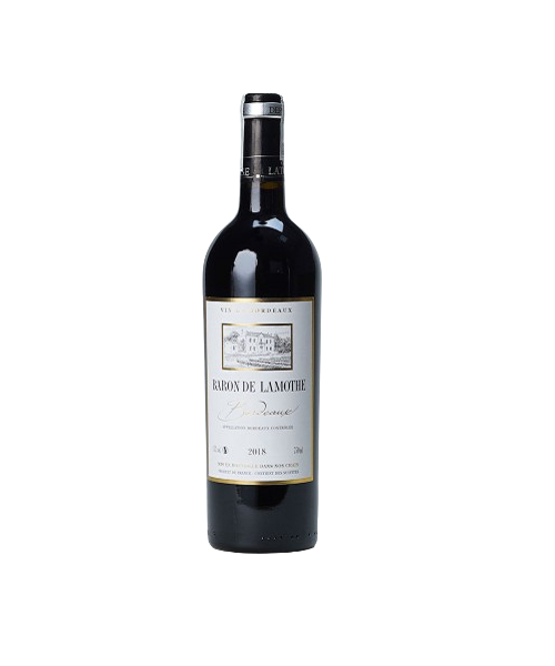 Rượu vang Pháp Baron de Lamothe Bordeaux 15 độ - Rẻ Nhất Thị Trường