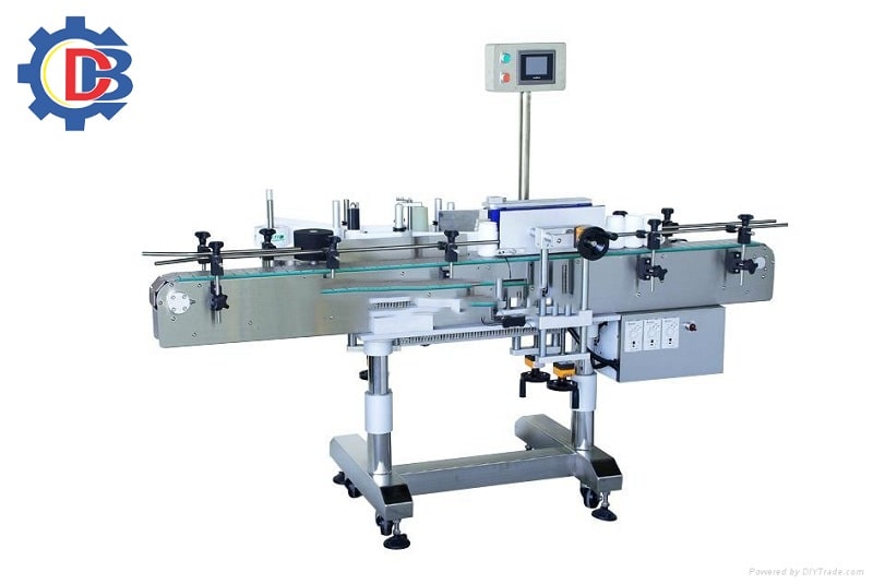 Máy dán nhãn giấy chai tròn tự động