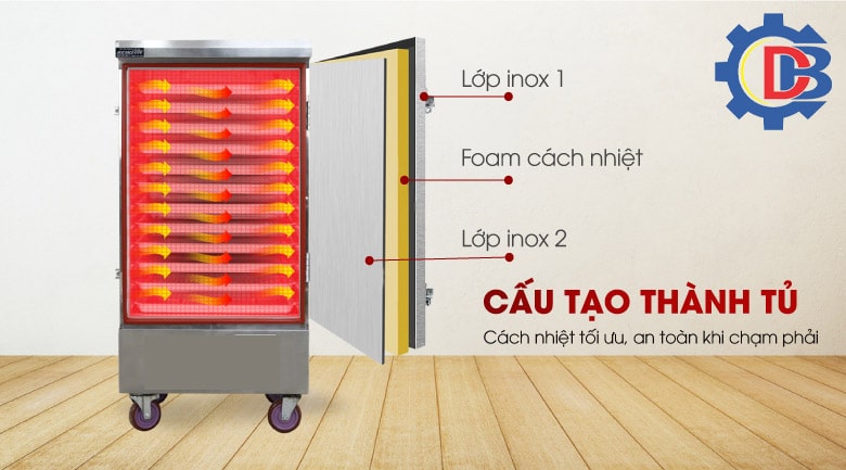 tủ nấu cơm 12 khay