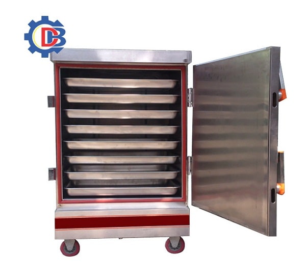 Tủ nấu cơm 8 khay công nghiệp