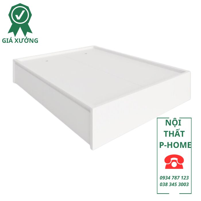 Giường gỗ MDF có 2 hộc tủ kéo PH56