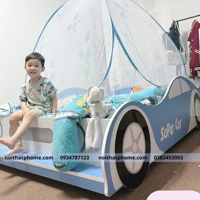 Giường ngủ ô tô cho bé SUPER CAR PH224