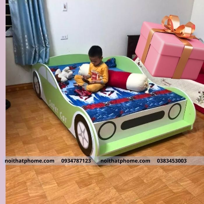 Giường ngủ ô tô cho bé SUPER CAR PH224