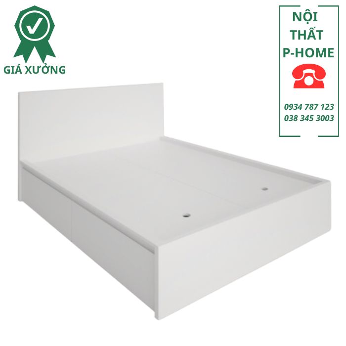 Giường ngủ có 2 tủ kéo gỗ MDF PH57