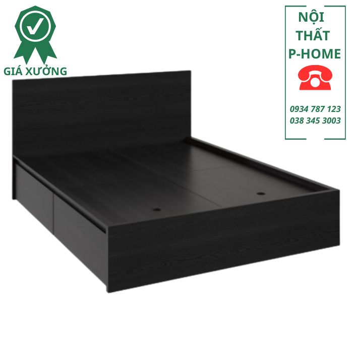 Giường ngủ có 2 tủ kéo gỗ MDF PH57