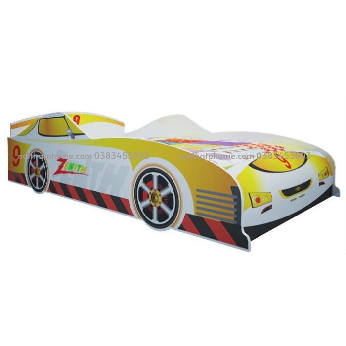 Giường ngủ ôtô màu vàng cho bé PH-232