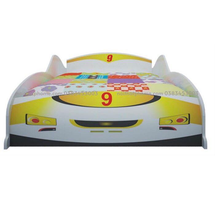 Giường ngủ ôtô màu vàng cho bé PH-232