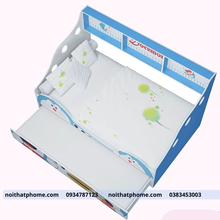 Giường hai tầng lùn Doremon 1m2 PHD