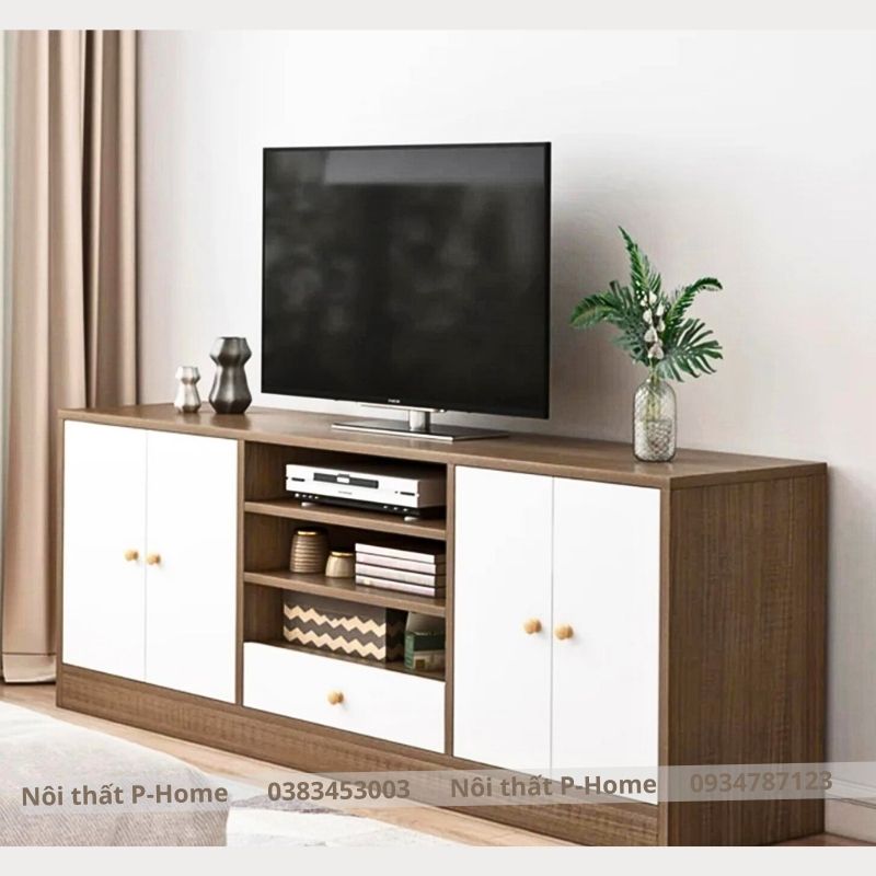 Kệ tivi có tủ trang trí đa năng PHKTV-19