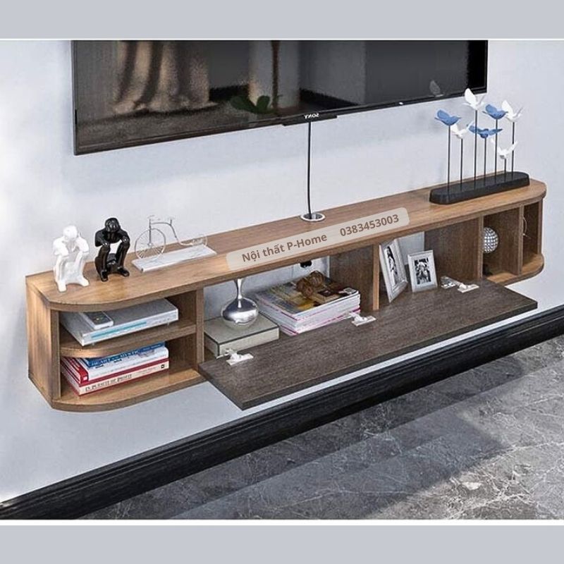 Kệ tivi treo tường trang trí PHKTV-14