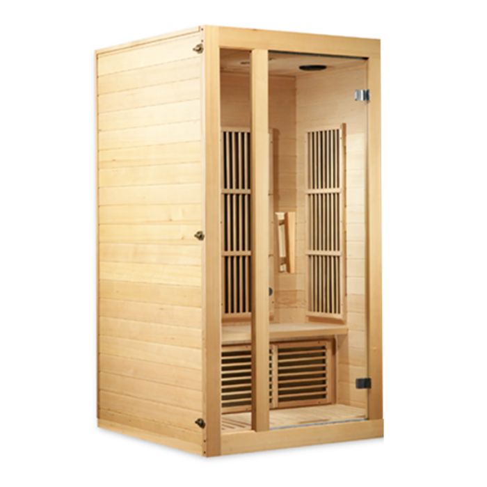 Phòng Xông Hơi Khô Thiết Kế Gỗ Thông Nhật 2 Người 1m2x1m2