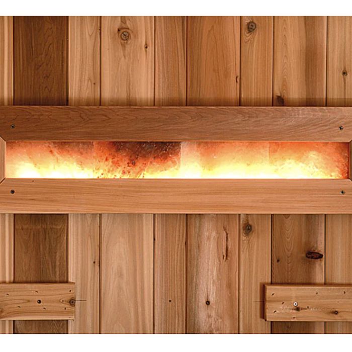 Phòng Xông Hơi Khô Đá Muối Gỗ Thông Nhật 1 Người 1m x 1m