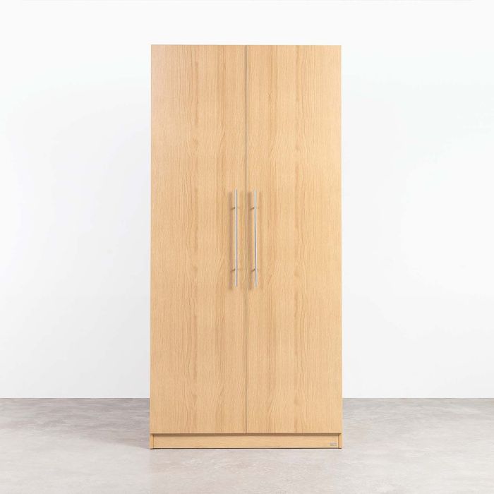 Tủ áo MDF 1.2m Vân Sồi sáng PHA112S