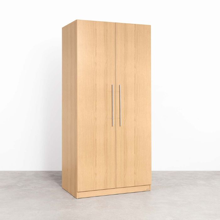 Tủ áo MDF 1.2m Vân Sồi sáng PHA112S