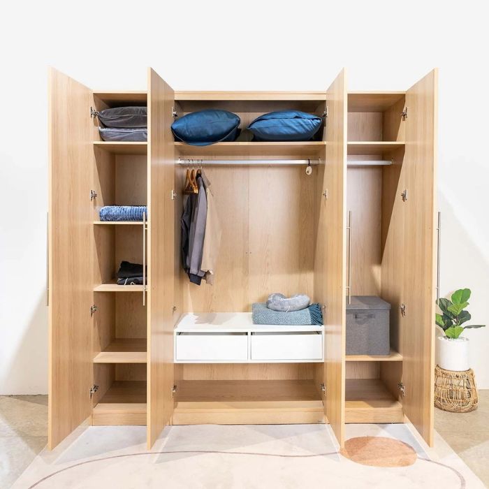 Tủ áo MDF 1.8m nhiều kích thước chọn PHA-118