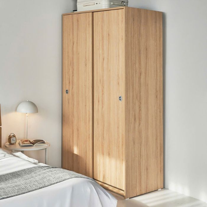 Tủ áo lùa 2 cánh gỗ MDF cao cấp P-home PHA-112LTG