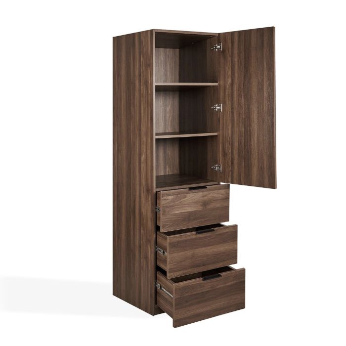 Tủ Quần Áo P-home 600x2000mm 3 ngăn kéo (0.6mx1.2m) PHA-006B