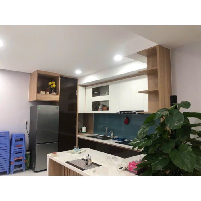 Tủ bếp Acrylic hiện đại PH3868