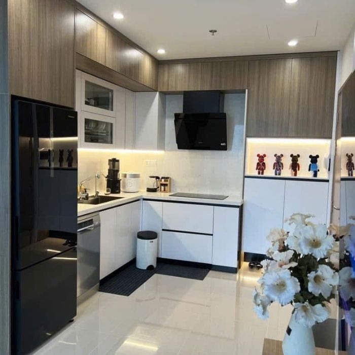 Tủ bếp Acrylic PH3856