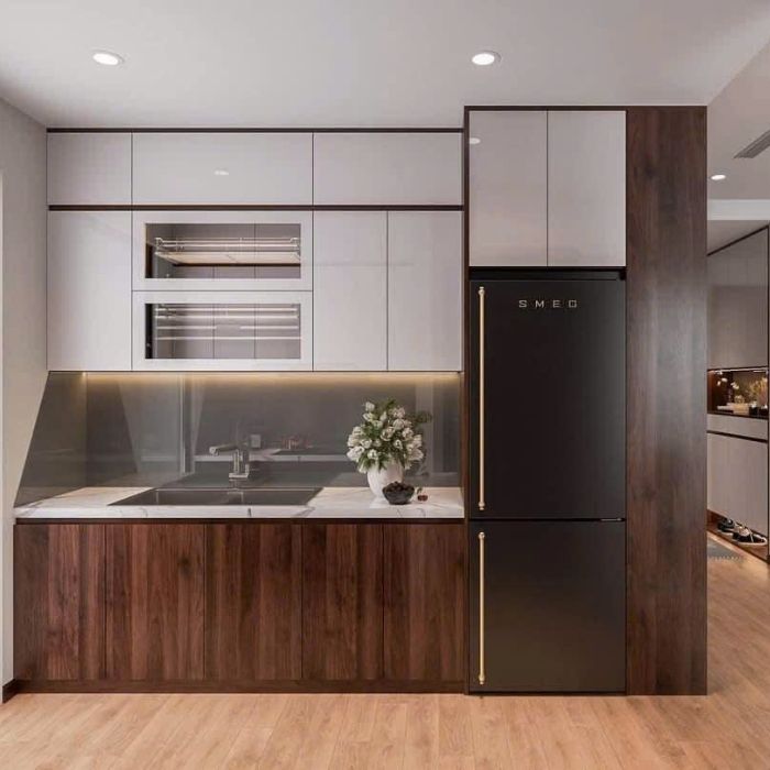 Tủ bếp Acrylic PH3863