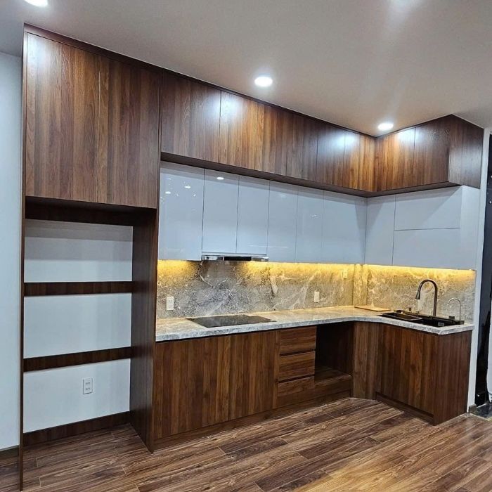 Tủ bếp Acrylic PH3861