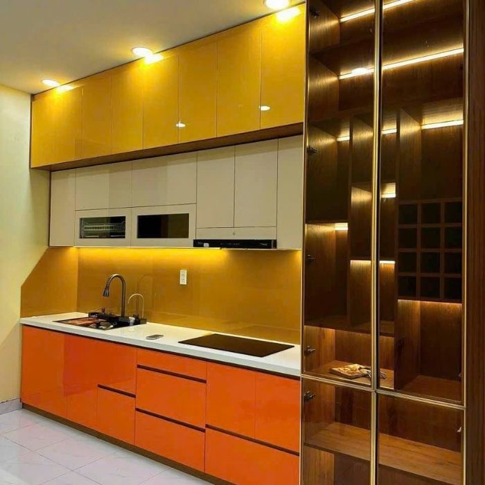 Tủ bếp Acrylic PH3862