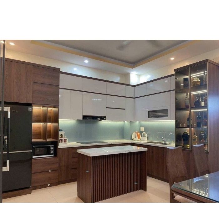 Tủ bếp Acrylic PH3863