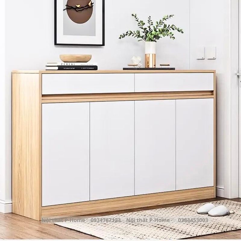 Tủ giày gia đình thông minh gỗ MDF PHG-17