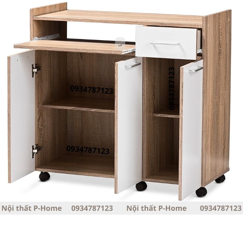 Tủ kệ lò vi sóng gỗ MDF PHT-02