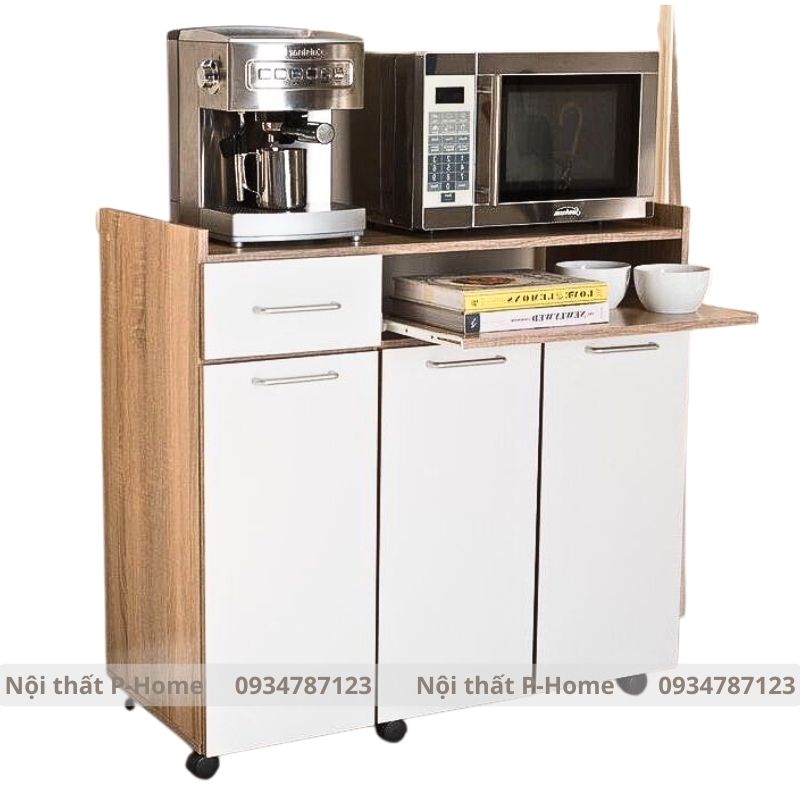 Tủ kệ lò vi sóng gỗ MDF PHT-02