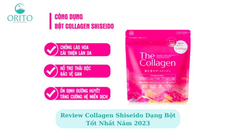 Review Collagen Shiseido Dạng Bột Tốt Nhất Năm 2023