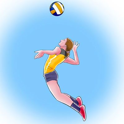 Bóng chuyền giúp bé có sức bền dẻo dai hơn