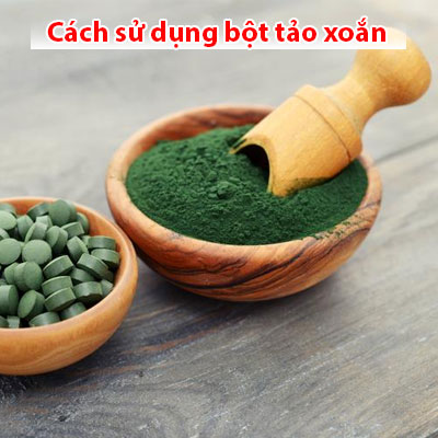 Cách sử dụng bột tảo xoắn spirulina nhật bản