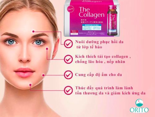 Công dụng vượt trội của collagen Shiseido