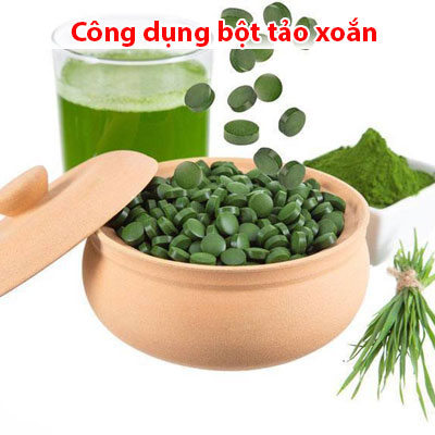 Công dụng mà bột tảo xoắn mang lại