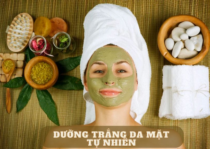 Dưỡng trắng da mặt tự nhiên