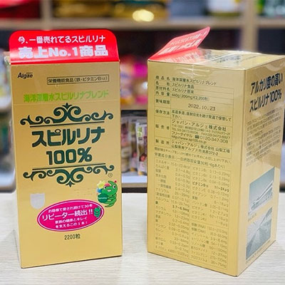 Những thành phần có trong tảo xoắn spirulina nhật bản 2200 viên